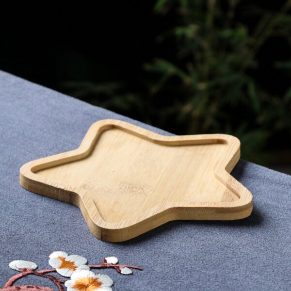 Star Shaped Bamboo Tray - 图片 2