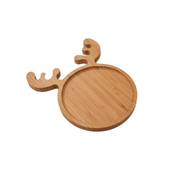 Reindeer Shaped Bamboo Tray - 图片 2