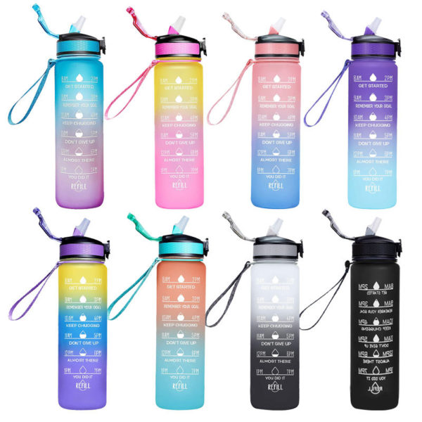 35 Oz Large Free Motivational Water Bottle - 图片 2