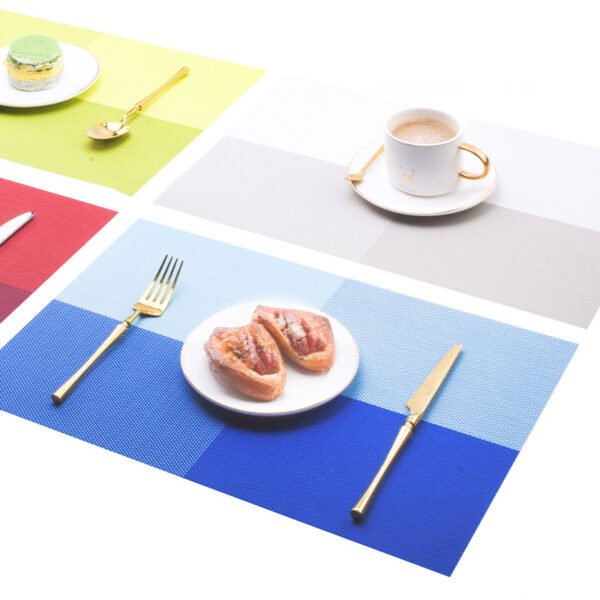 Customized PVC Checked Pattern Insulated Placemat - 图片 2