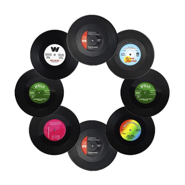 PVC CD Drink Coaster - 图片 2