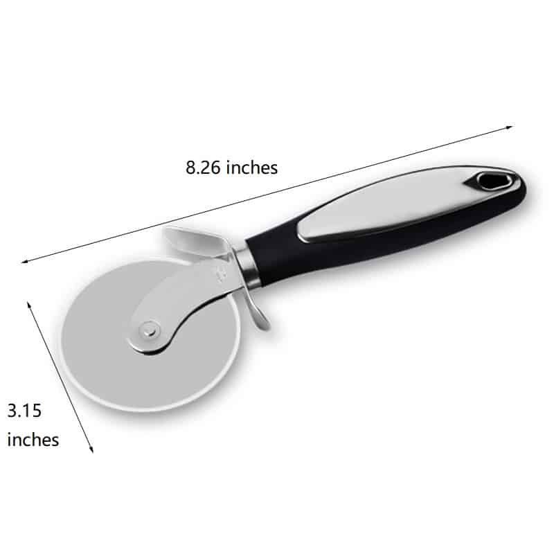 Two-piece Set of Stainless Steel Pizza Cutter - 图片 2