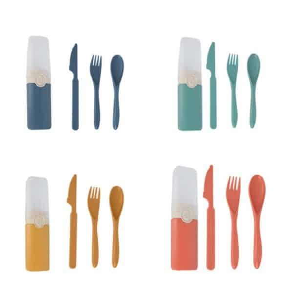 Wheat Fiber Tableware Set - Image 2