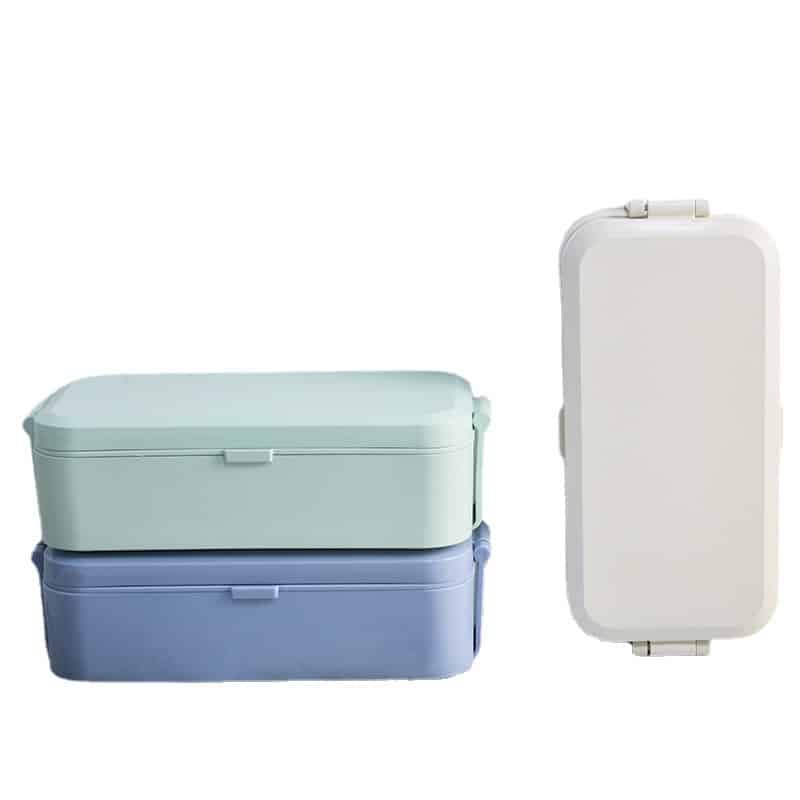 LOGO Customized Single Layer Plastic Lunch Box - 图片 2
