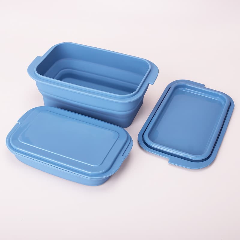 Food Grade Foldable Silicone Lunch Box - 图片 2