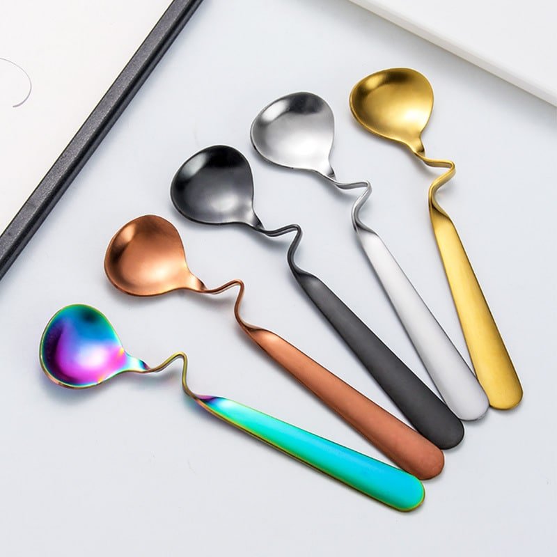 New Creative Stainless Steel Coffee Spoon - Image 2
