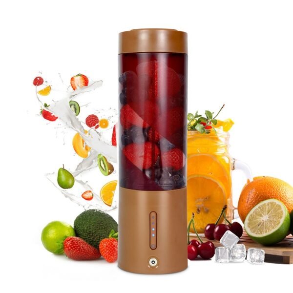Portable Blender Six Blades Smoothie Juicer Cup - Image 2