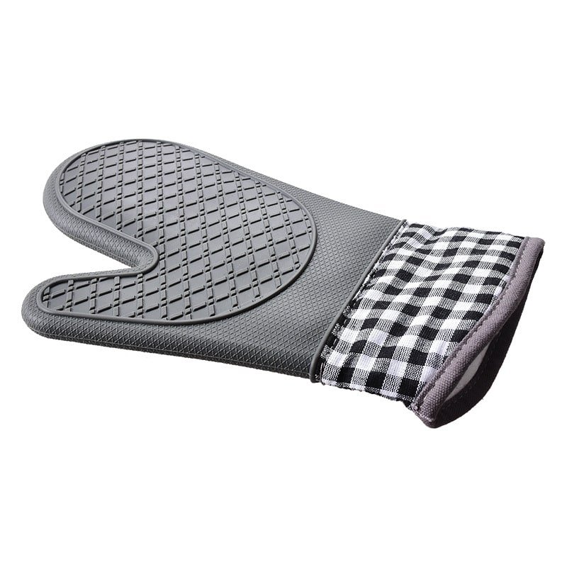 Silicone Oven Mitt With Lattice Sleeve - Image 2