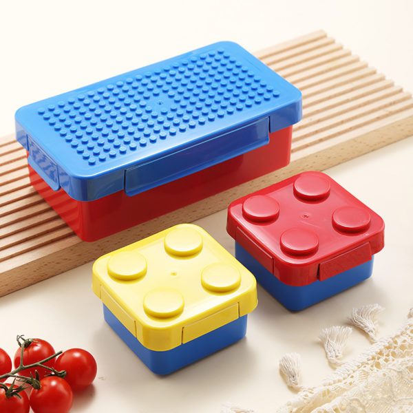 Elemental Building Blocks Lunch Box with Cutlery - 图片 2