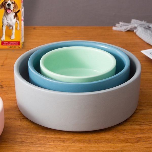 Household Ceramic Pet Bowl - 图片 2