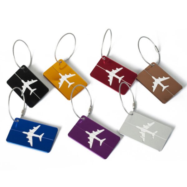 Portable Aluminum Alloy Luggage Tag - 图片 2