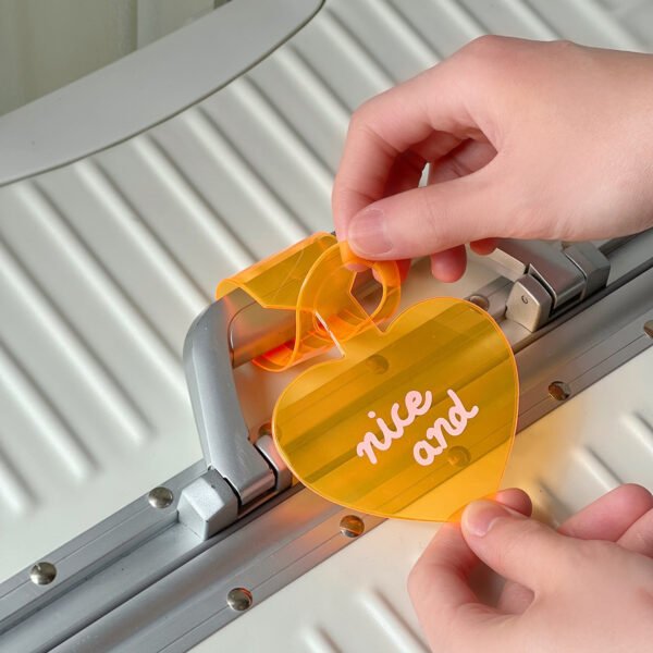 PVC Fluorescent Love Luggage Tag - 图片 2