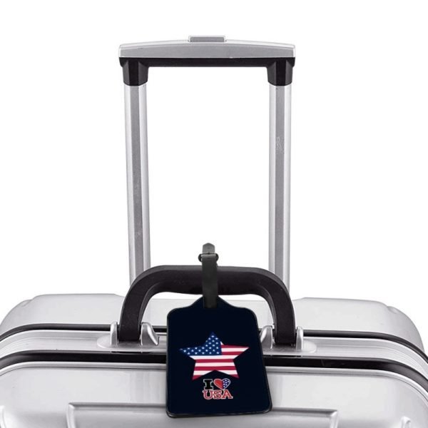 PU USA Logo Luggage Tag - Customizable - Image 2