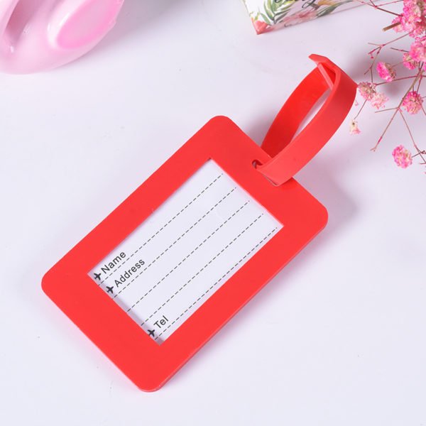Eco-friendly Soft Plastic Luggage Tag - Image 2