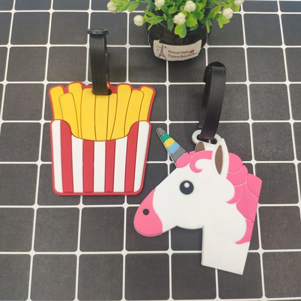 Soft PVC Custom Travel Suitecase Label Luggage Tag Card Holder - Image 2