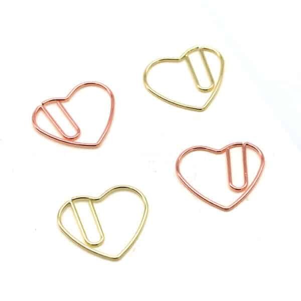 Electroplating Heart Shaped Metal Paperclips - Image 2