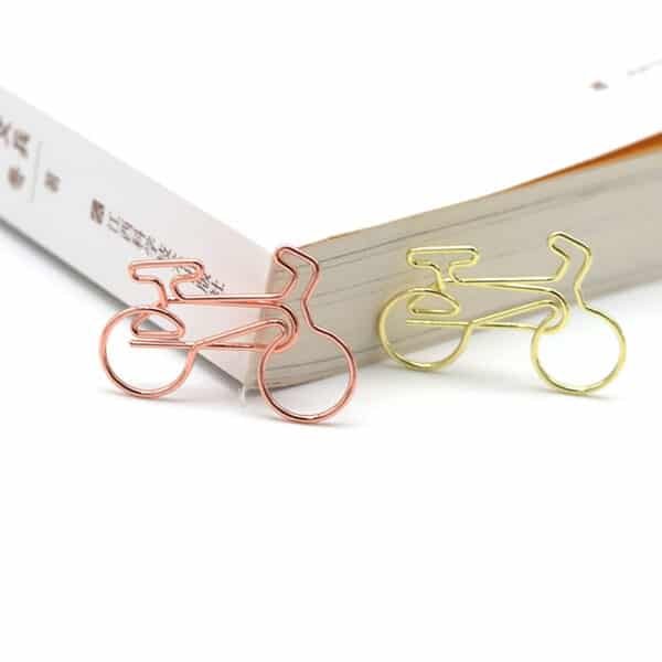 Electroplating Bicycle Shaped Metal Paperclips - Image 2