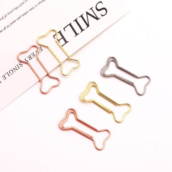 Electroplating Bone Shaped Metal Paperclips - Image 2