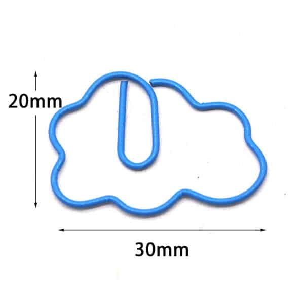 Cute Cloud Shaped Paperclips - Image 2
