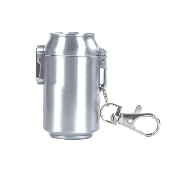 Portable Outdoor Stainless Steel Cola Can-Shaped Ashtray - Image 2
