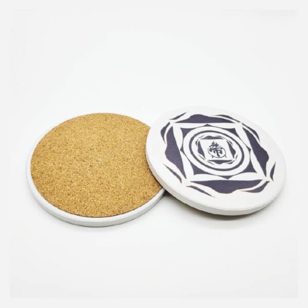 Digitally Printed Custom Ceramic Round Coaster - 图片 2