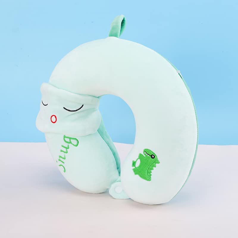 Cute Detachable Memory Foam U Shape Neck Pillow - Image 2