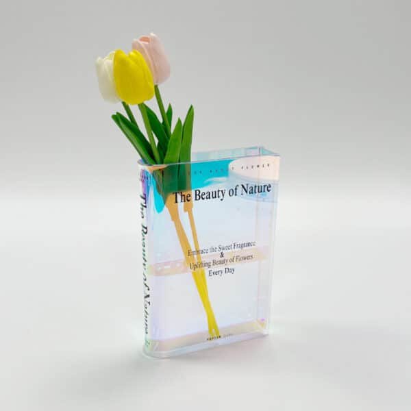 Customized Colorful Acrylic Fishtail Shaped Vase - Image 2