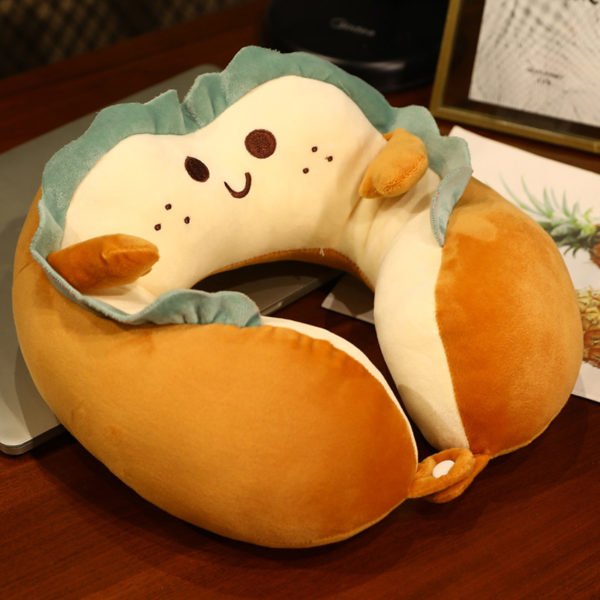 Emojing Toast U Shape Neck Pillow with Custom Logo - Image 2