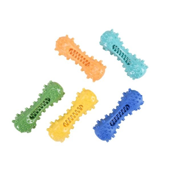 Bone shaped Rubber Pet Chewing Toy - 图片 2