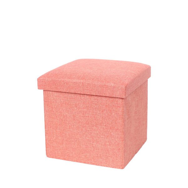 Small Foldable Cotton-Linen Storage Box - 图片 2
