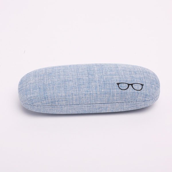 Multicolor Linen Hard Shell Glasses Case Sunglasses Box - 图片 2
