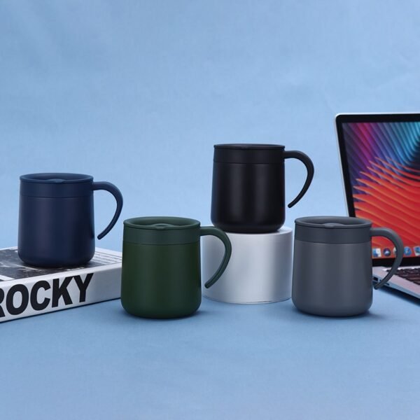 Business Double Layer Portable Insulated Coffee Mug 12OZ - 图片 2
