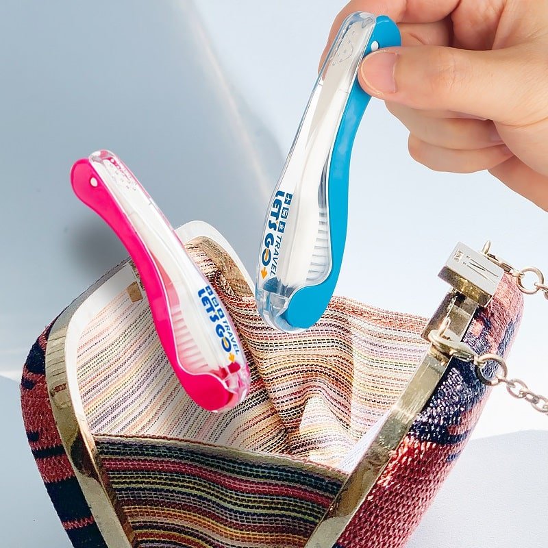 Travel Portable Folding Toothbrush - 图片 2