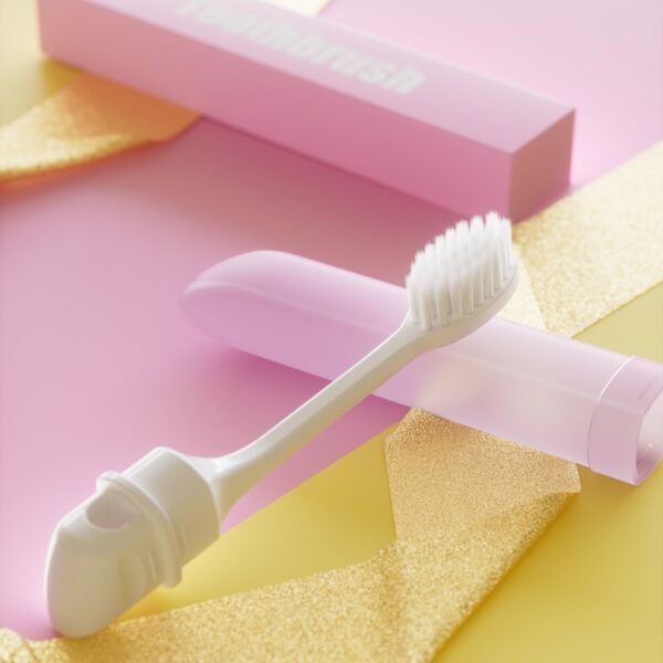 Colorful Folding Soft Bristle Adult Toothbrush - 图片 2