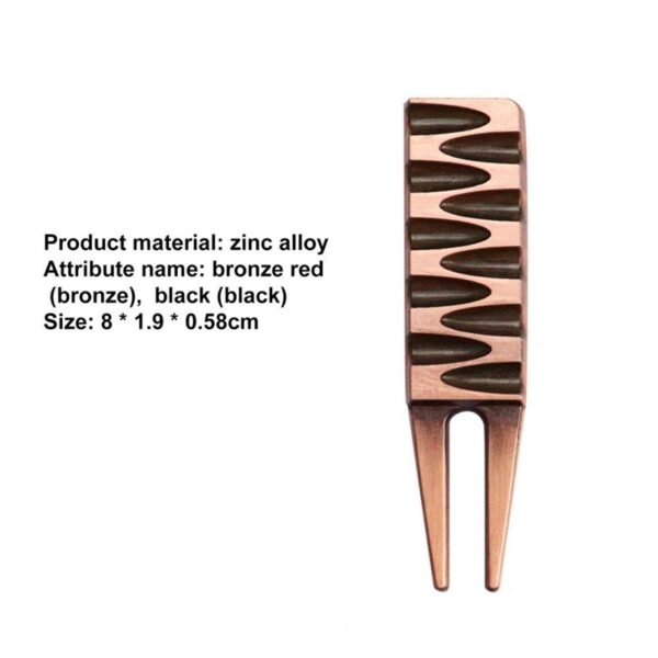 Creative Zinc Alloy Golf Divot Fork - 图片 2