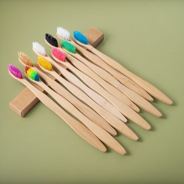 Bamboo Laserable Disposable Toothbrush - 图片 2