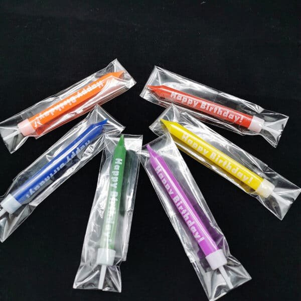 Customizable Light Stick Silk Screen Birthday Candle - 图片 2