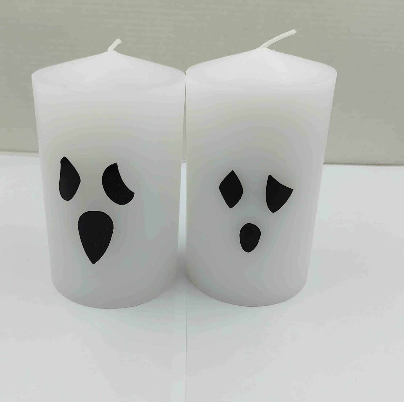 Halloween Ghost Face Candle - Image 2