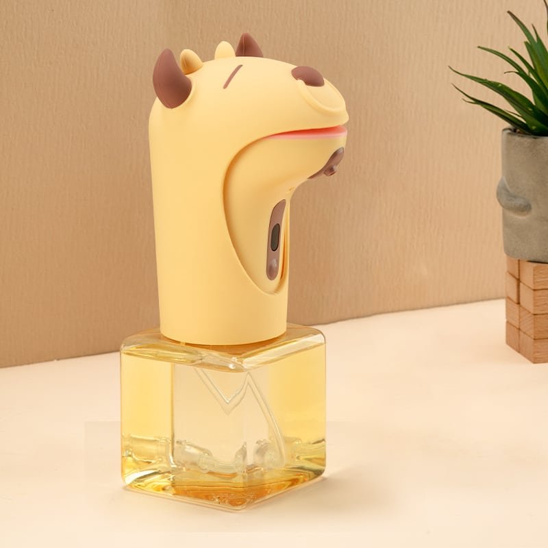 Cartoon Animal Foam Soap Dispenser for Kids - 图片 2