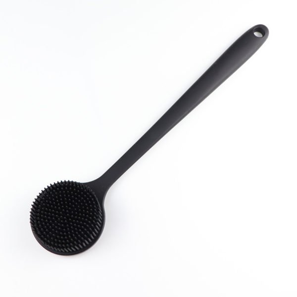 Silicone Body Scrub Brush With Long Handle - 图片 2
