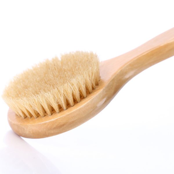 Body Scrub Brush With Long Wooden Handle - 图片 2