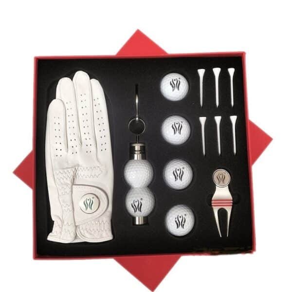 Golf Gift Set with Wine Bottle Balls - Image 2