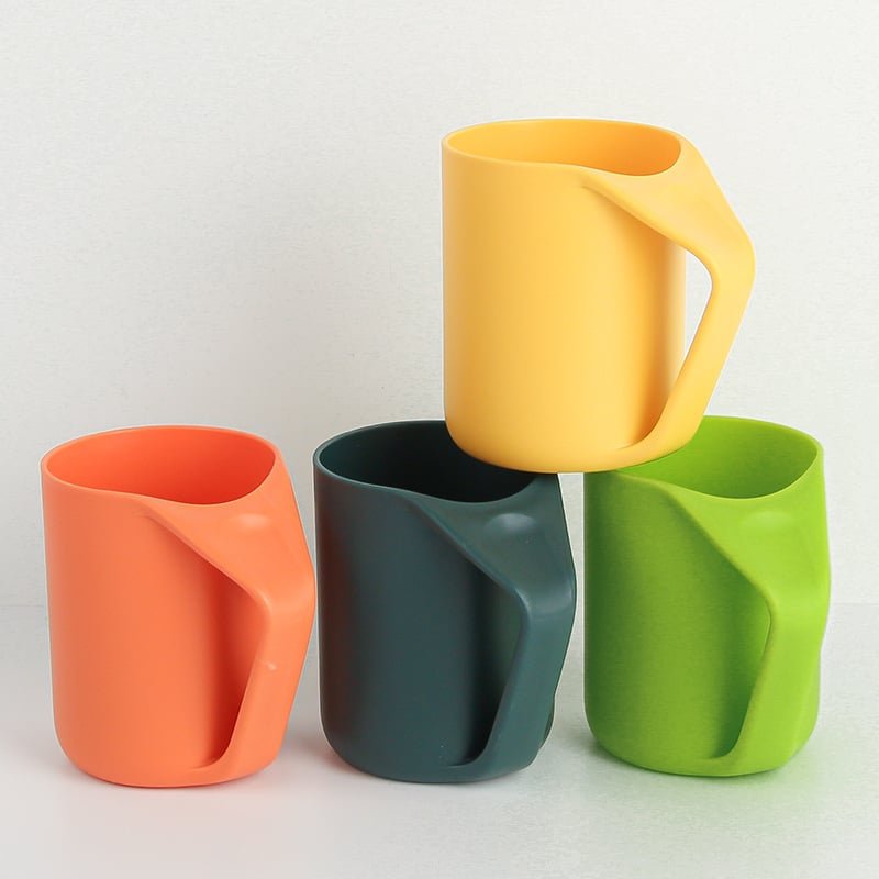 Food Grade PP Plastic Mouthwash Mug 12OZ - 图片 2