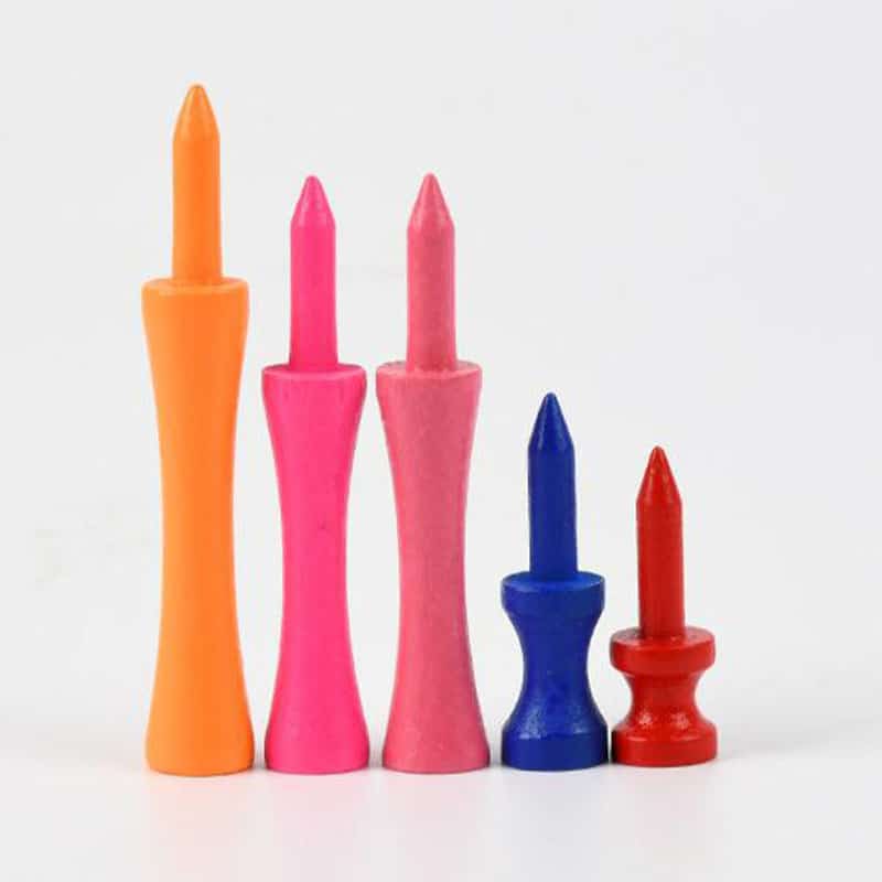 Multi-Color Bamboo Golf Tees - 图片 2