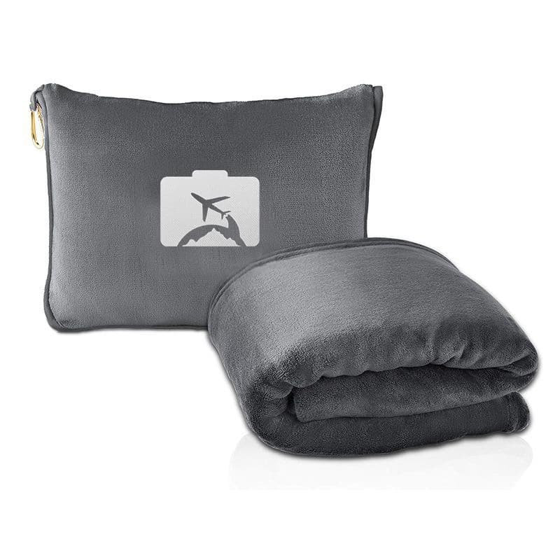 2-in-1 Travelling Airplane Storage Blanket - 图片 2