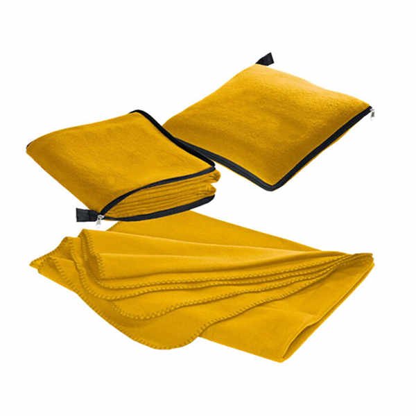 Custom Zip-up Travel Pillow Blanket - 图片 2