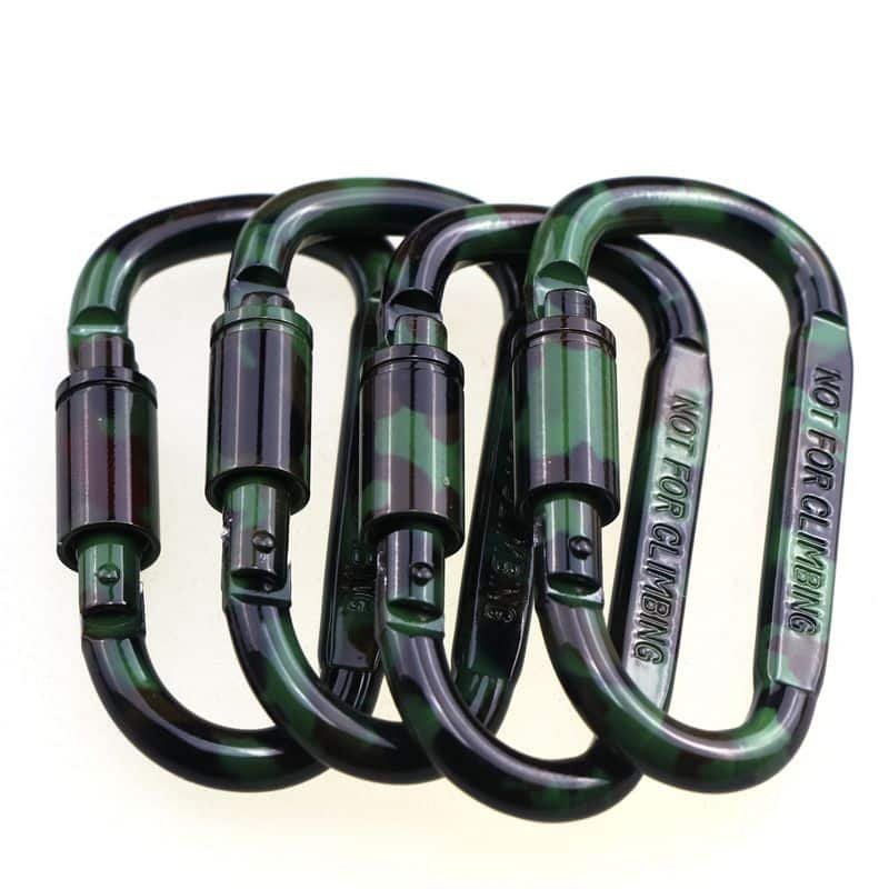Camouflage Aluminum Alloy Carabiner - 图片 2