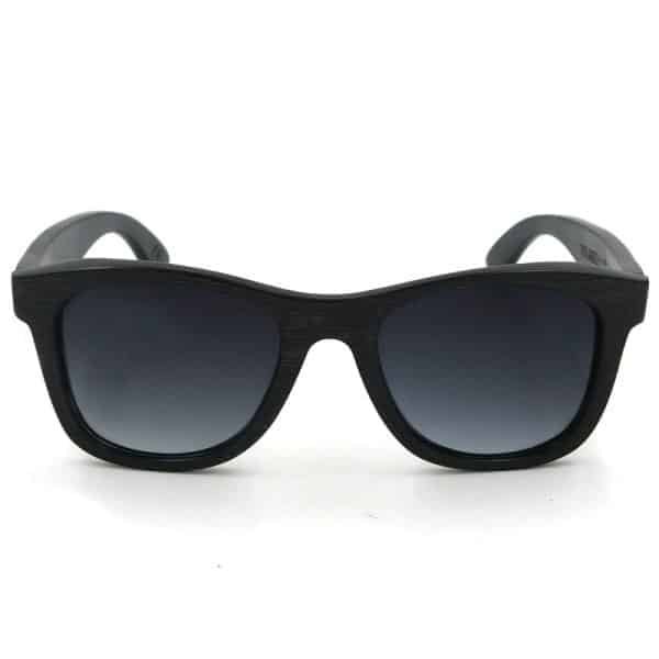Black Bamboo Wooden UV400 Sunglasses - 图片 2