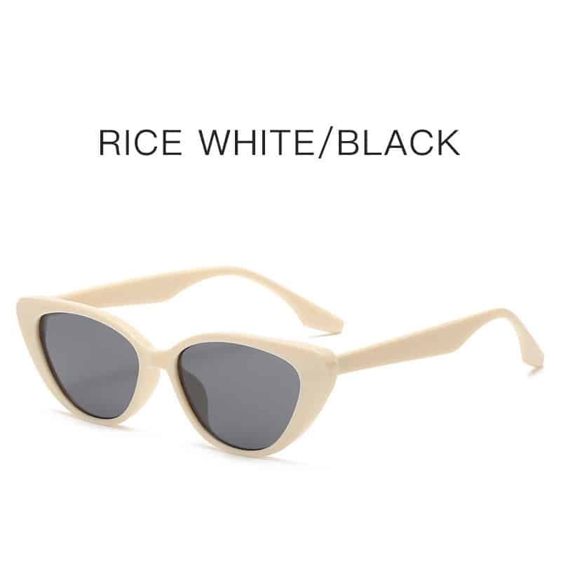 Retro Cat-Eye PC Sunglasses - 图片 2