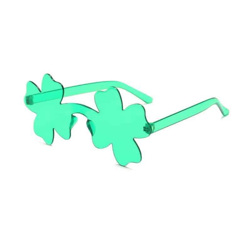 Clover Transparent Frameless Sunglasses - 图片 2